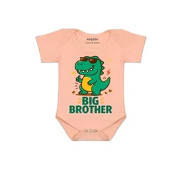Arvesa Kids-Unisex Peach Cotton Rompers-picture-12