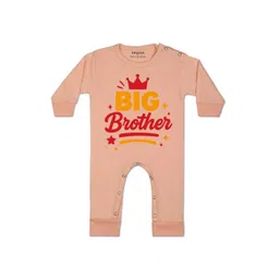 Arvesa Kids-Unisex Peach Cotton Rompers-picture-24