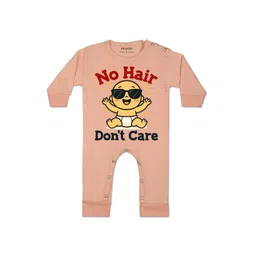 Arvesa Kids-Unisex Peach Cotton Rompers-picture-38