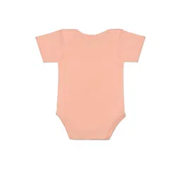 Arvesa Kids-Unisex Peach Cotton Rompers image 2