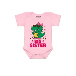 Arvesa Kids-Unisex Pink Cotton Rompers-picture-21