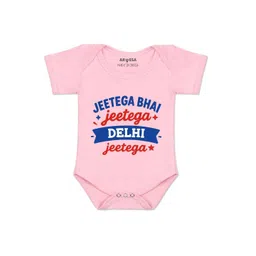 Arvesa Kids-Unisex Pink Cotton Rompers-picture-35