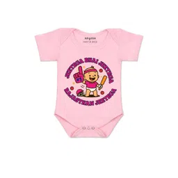 Arvesa Kids-Unisex Pink Cotton Rompers-picture-15