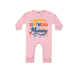 Arvesa Kids-Unisex Pink Cotton Rompers-picture-15