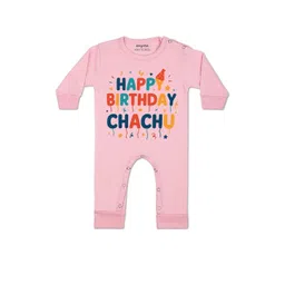 Arvesa Kids-Unisex Pink Cotton Rompers-picture-37
