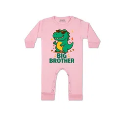 Arvesa Kids-Unisex Pink Cotton Rompers-picture-38