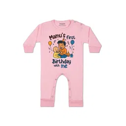 Arvesa Kids-Unisex Pink Cotton Rompers-picture-39