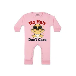 Arvesa Kids-Unisex Pink Cotton Rompers-picture-31