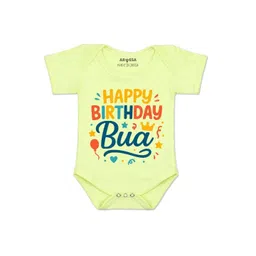 Arvesa Kids-Unisex Yellow Cotton Rompers-picture-38