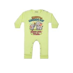 Arvesa Kids-Unisex Yellow Cotton Rompers-picture-13