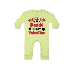 Arvesa Kids-Unisex Yellow Cotton Rompers-picture-21