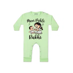 arvesa Meri Pehli Rakhi Printed Baby Rompers-picture-42