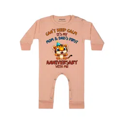 Arvesa Mom & Dad Anniversary With Me Printed Bodysuit-picture-29