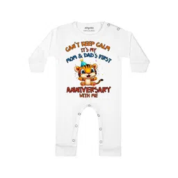 Arvesa Mom & Dad Anniversary With Me Printed Bodysuit-picture-34