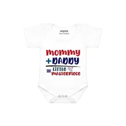 Arvesa Mommy Daddy Printed Bodusuit-picture-35