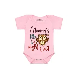 Arvesa Mommy Little Night Owl Printed Bodusuit-picture-34