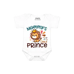 Arvesa Mommy Little Prince Printed Bodusuit-picture-15