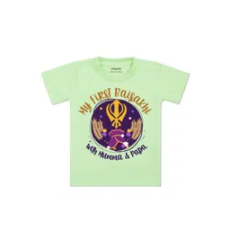 arvesa My First Baisakhi Printed Kids Tshirt-picture-22