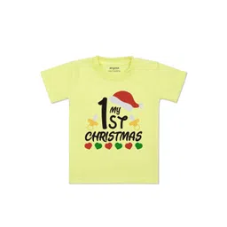 arvesa My First Christmas Printed Kids Tshirt-picture-45