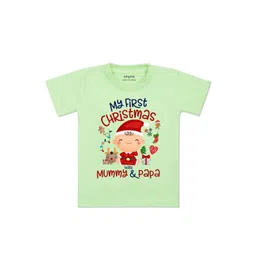 arvesa My First Christmas Printed Kids Tshirt-picture-28