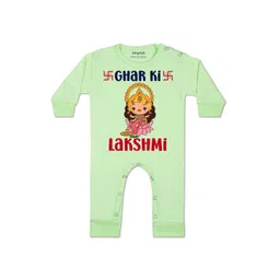 arvesa My First Diwali Printed Baby Rompers-picture-17