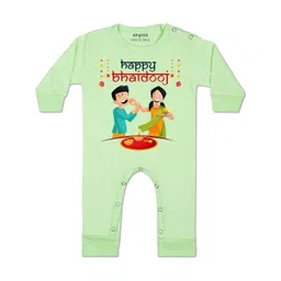 arvesa My First Diwali Printed Baby Rompers-picture-28