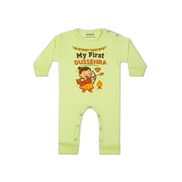 arvesa My First Dussehra Printed Baby Rompers-picture-32