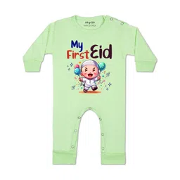 arvesa My First Eid Printed Baby Rompers-picture-23