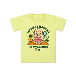 arvesa My First Haircut Printed Kids Tshirt-picture-58