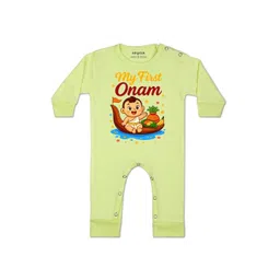arvesa My First Onam Printed Baby Rompers-picture-28
