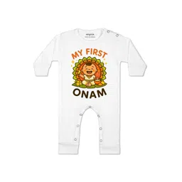 arvesa My First Onam Printed Baby Rompers-picture-14