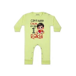 arvesa My First Rakhi Printed Baby Rompers-picture-10