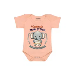 Arvesa Namaste Dada Dadi Printed Bodusuit-picture-22