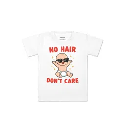 arvesa No Hair Dont Care Printed Kids Tshirt-picture-12