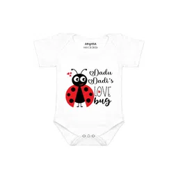 Arvesa Papa First Birthday With Me Printed Bodusuit-picture-10