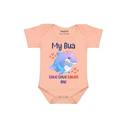 Arvesa Papa First Birthday With Me Printed Bodusuit-picture-24