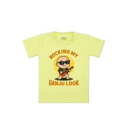 arvesa Rocking My Ganju Look Printed Kids Tshirt-picture-22
