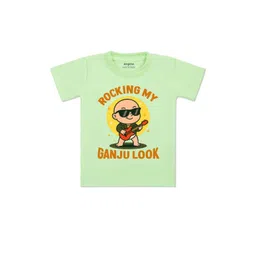 arvesa Rocking My Ganju Look Printed Kids Tshirt-picture-23