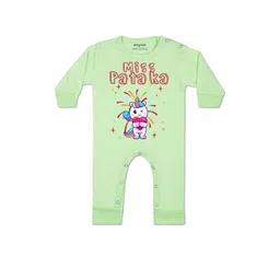 arvesa My First Diwali Printed Baby Rompers image 1