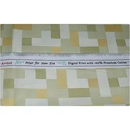 arvind Men's Pure Cotton Digital Printed Unstitched Shirt Fabric (DG28H4, Free Size) (Light Green) HG07-picture-29
