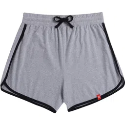 arvind garments Solid Women Grey Dolphin Shorts-picture-11