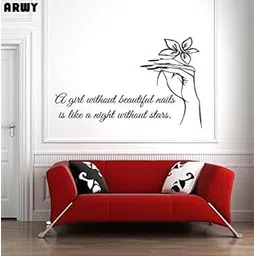 ARWY® Salon Wall Stickers Nail Salon Decor Polish Manicure Pedicure Beauty Salon Wall Window Decal Sticker Art Quote-picture-36