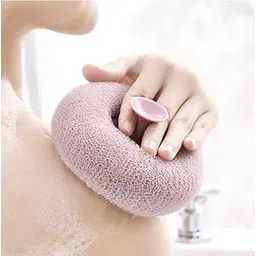 Aryamurti Loofah Bath Sponge Body Scrubber Mesh for Men Women | 2-in-1 Bath Super Soft Suction Cup Bath Brush, Bath Shower Loofah Sponge, Exfoliating Bath Sponge Cleaning Brush for Body-picture-16