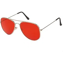 arzonai Classics Aviator Silver-Red UV Protection Sunglasses For Men & Women |MA-095-S9|-picture-10