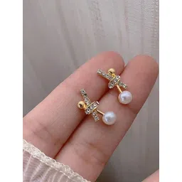 Arzonai Contemporary Ear Cuff Earrings-picture-35