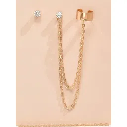 Arzonai Contemporary Ear Cuff Earrings-picture-14