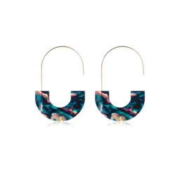 Arzonai Contemporary Half Hoop Earrings-picture-18