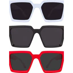 Arzonai Unisex 3Pc Square Sunglasses-picture-27