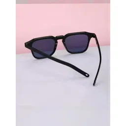 Arzonai Unisex Black Lens & Black Rectangle Sunglasses with UV Protected Lens-image-22