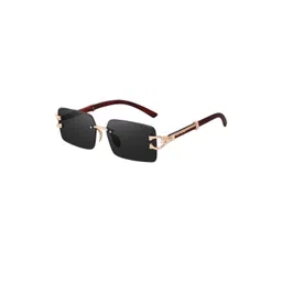 Arzonai Unisex Black Lens & Black Square Sunglasses with UV Protected Lens-picture-39